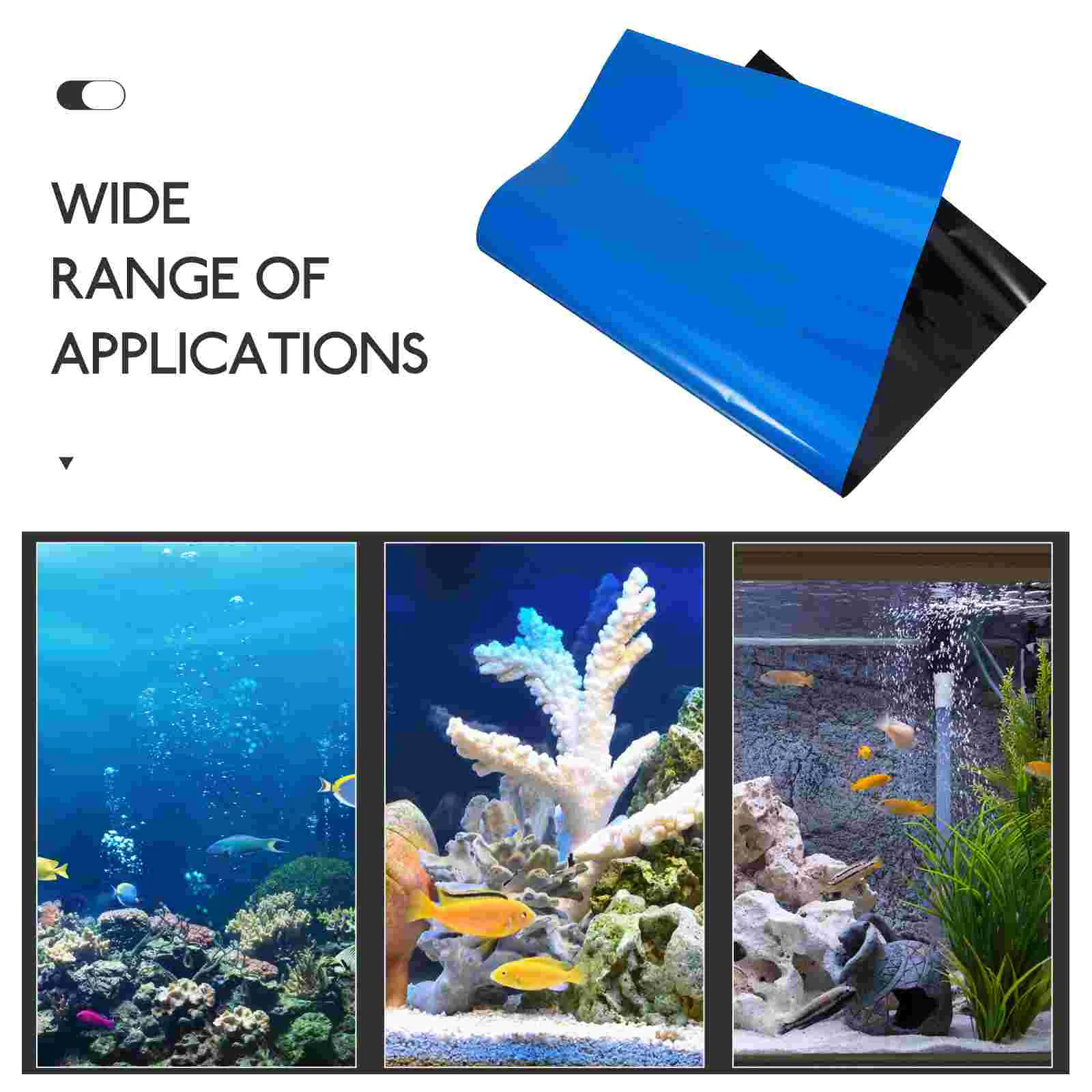 30 X52cm Sound Insulation Mat Small Fish Tank Glo Black Background Wall Sticker Paper