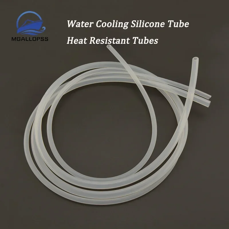 1Meter ID 3/4mm Silicone Tube Flexible Rubber Hose Food Grade Soft Drink Pipe Water Connector Plumbing Fit for RC Boat Cars