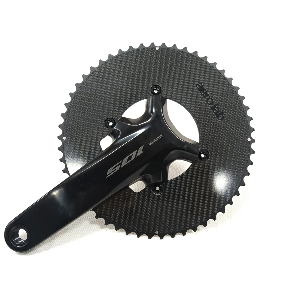 AERO LAB Carbon Fiber Chainring 105 R7100/ULTEGRA  R8100/DURA-ACE R9100 R9200，Carbon plate bonded aluminum alloy Chainring