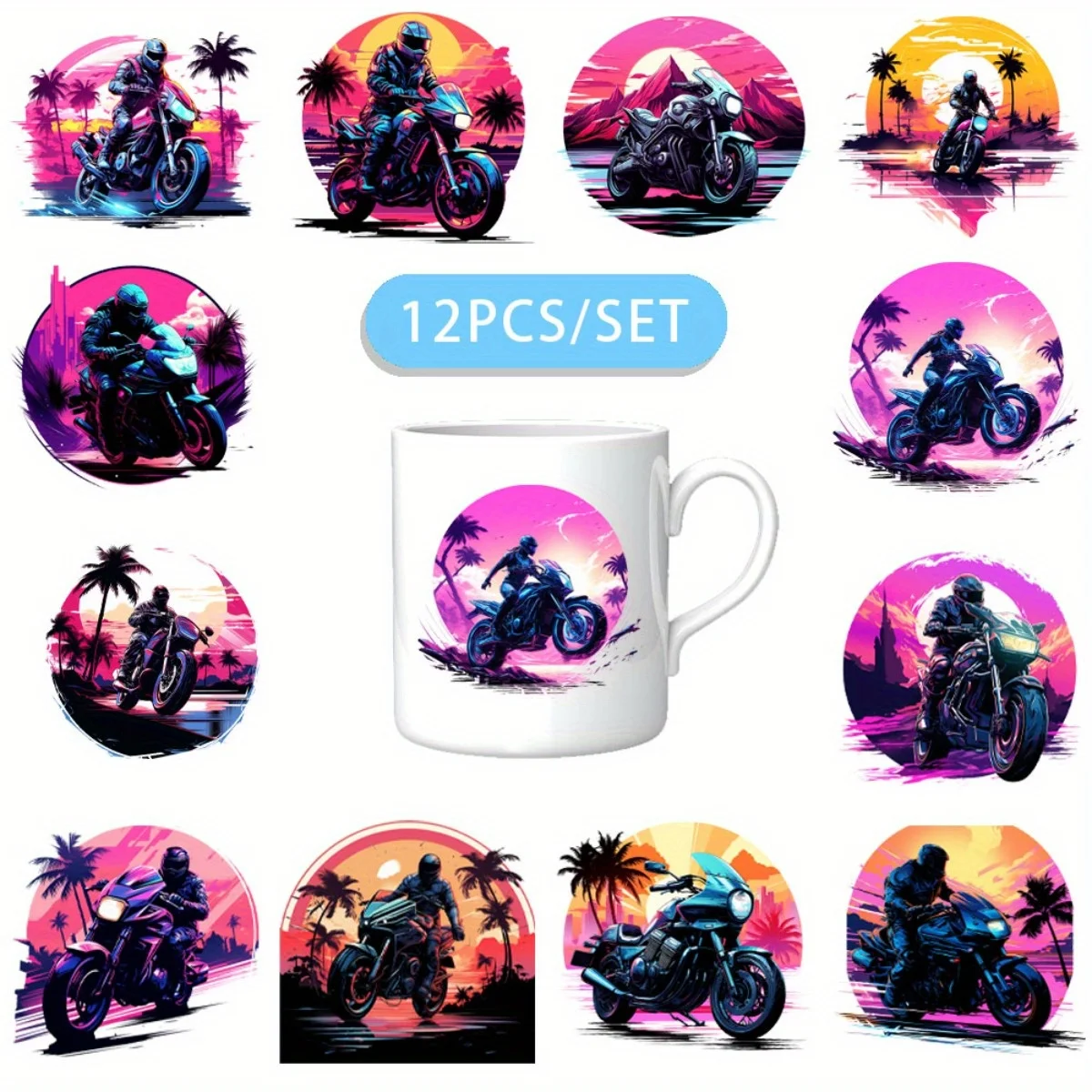12PCS/SET Sunset Af…