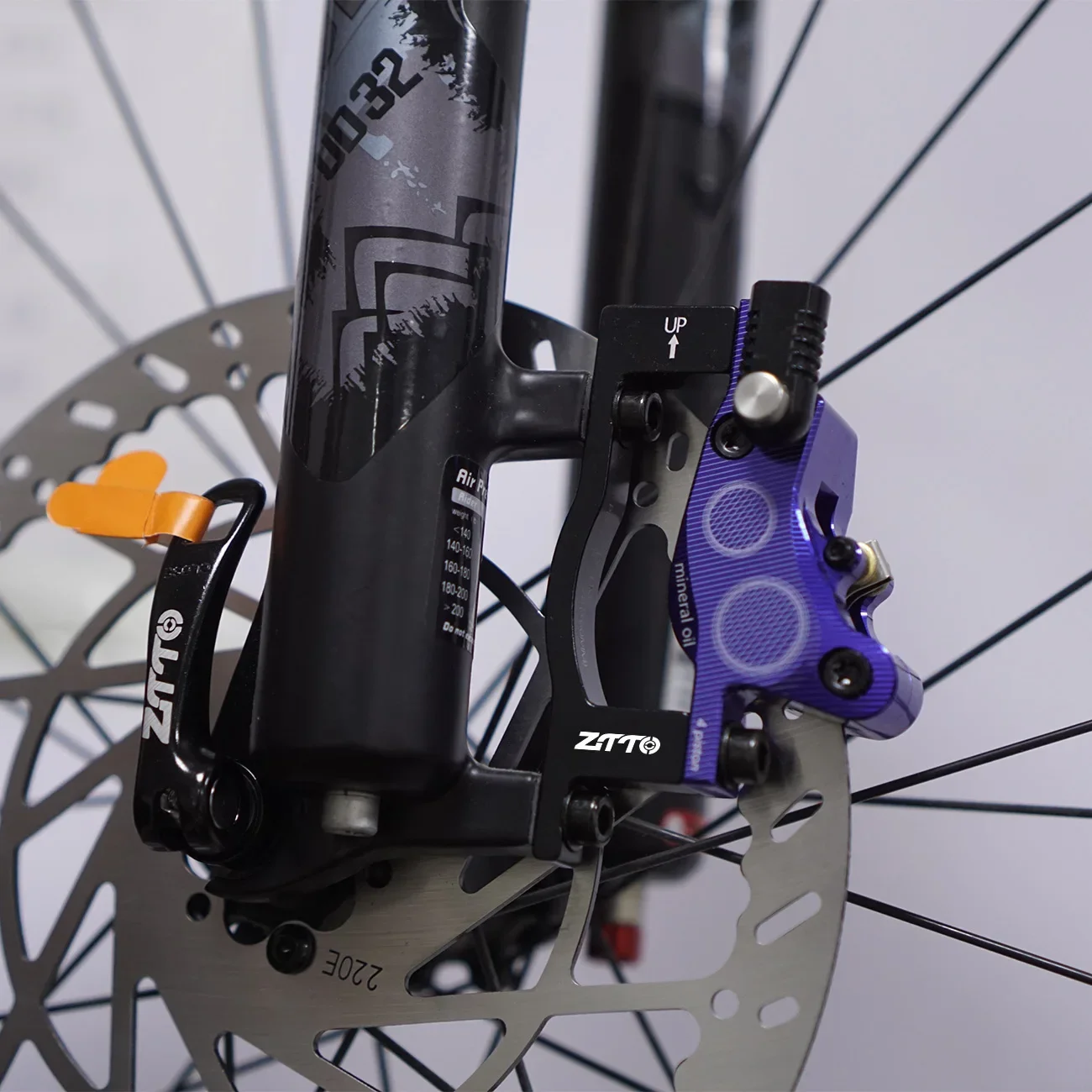 ZTTO 160 auf 220 Adapter PM-PM Scheibenbremssattel +60mm Offset für 220mm Rotor MTB 74mm Post Mount Vorder- und Hinterrad Mountainbike – Detail 5