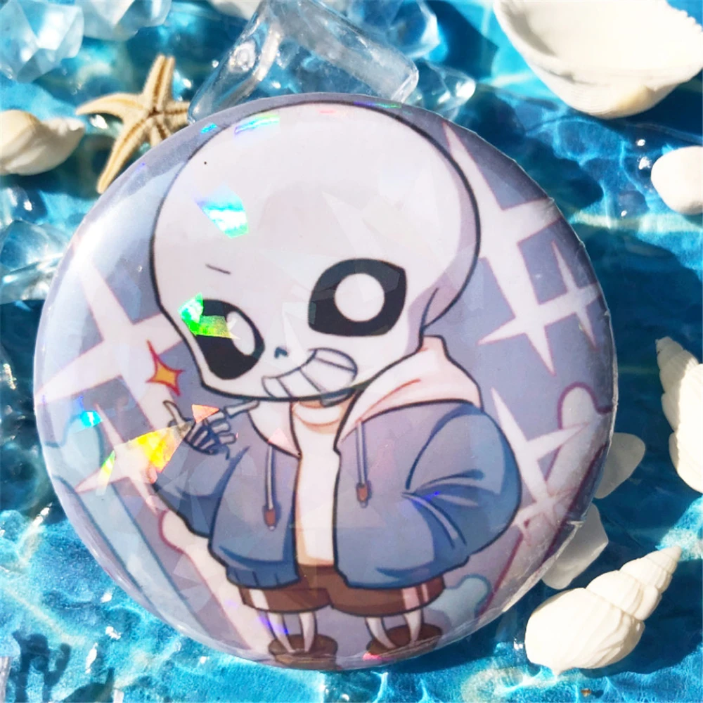 Sans Friasriel Dreemurrのコスプレブローチピン,漫画のバッジ,バックパックのペンダント,コスチュームアクセサリー