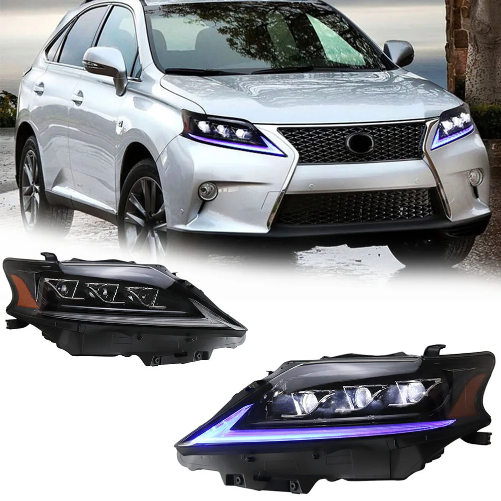 

Styling LED HeadLights for LEXUS RX RX270 12-15 new style led DRL Car head lamp Assembly Signal Auto Accessories Modified Lamp