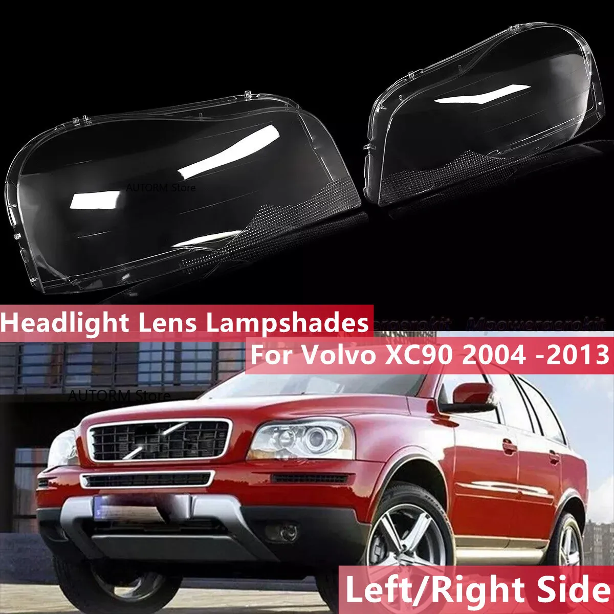 

Для Volvo XC90 2004-2013 автомобильные фары, сменная крышка объектива, абажур, крышки фар