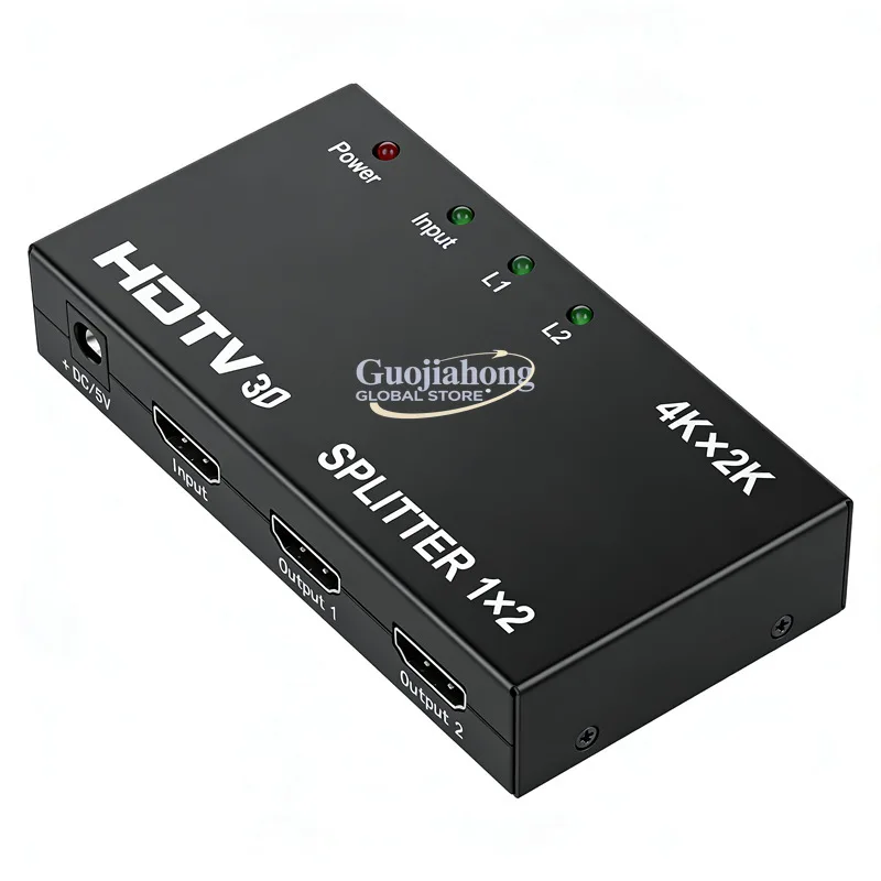

4K splitter one in two out, one for two high definition 1x2 splitter 3D 4k30Hz