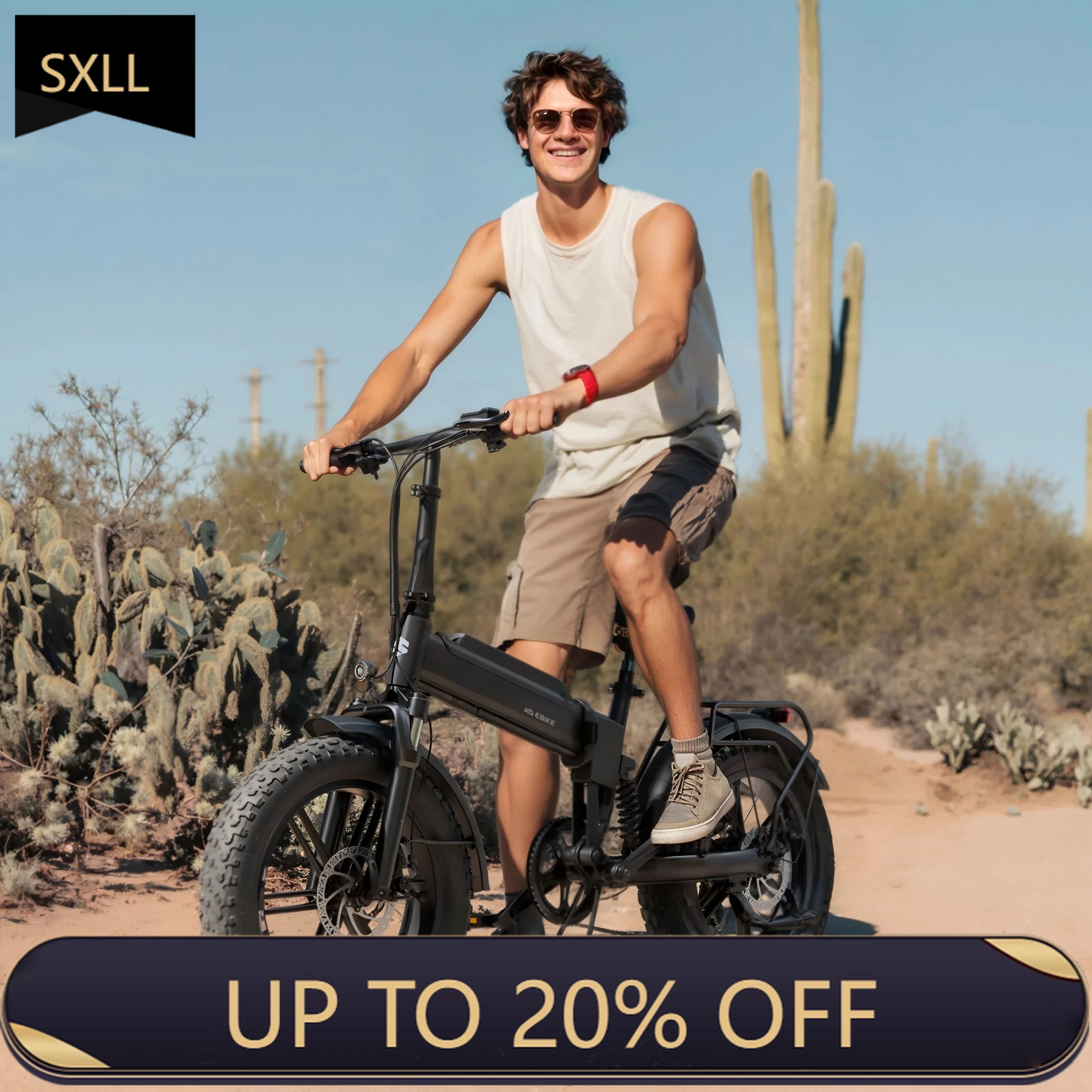 

SXLL 20-дюймовый складной электрический велосипед с толстыми шинами, 36 В, складной электрический велосипед для взрослых, горячая распродажа