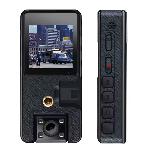 Vandlion A39 풀 1080P HD 미니 카메라 3000mAh 캠코더 바디 마운트 캠 소형 180 °   회전 자전거 카메라 스포츠 DV 자동차 DVR 웹캠