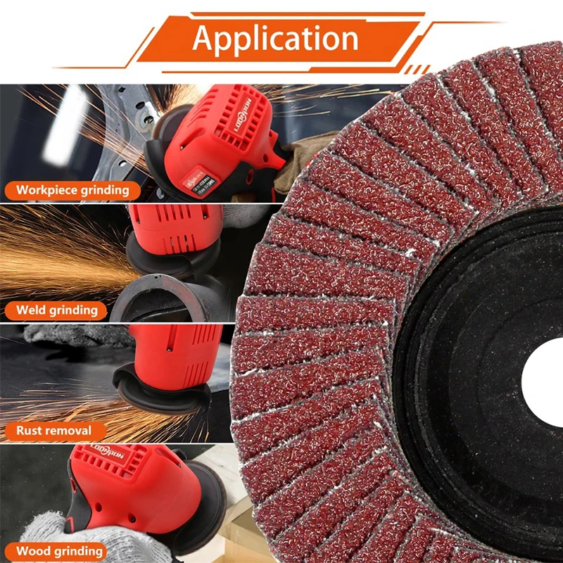 75mm Grinding Wheels 3inch Flap Discs For Angle Grinder Metal 80# High Quality 2-10pcs