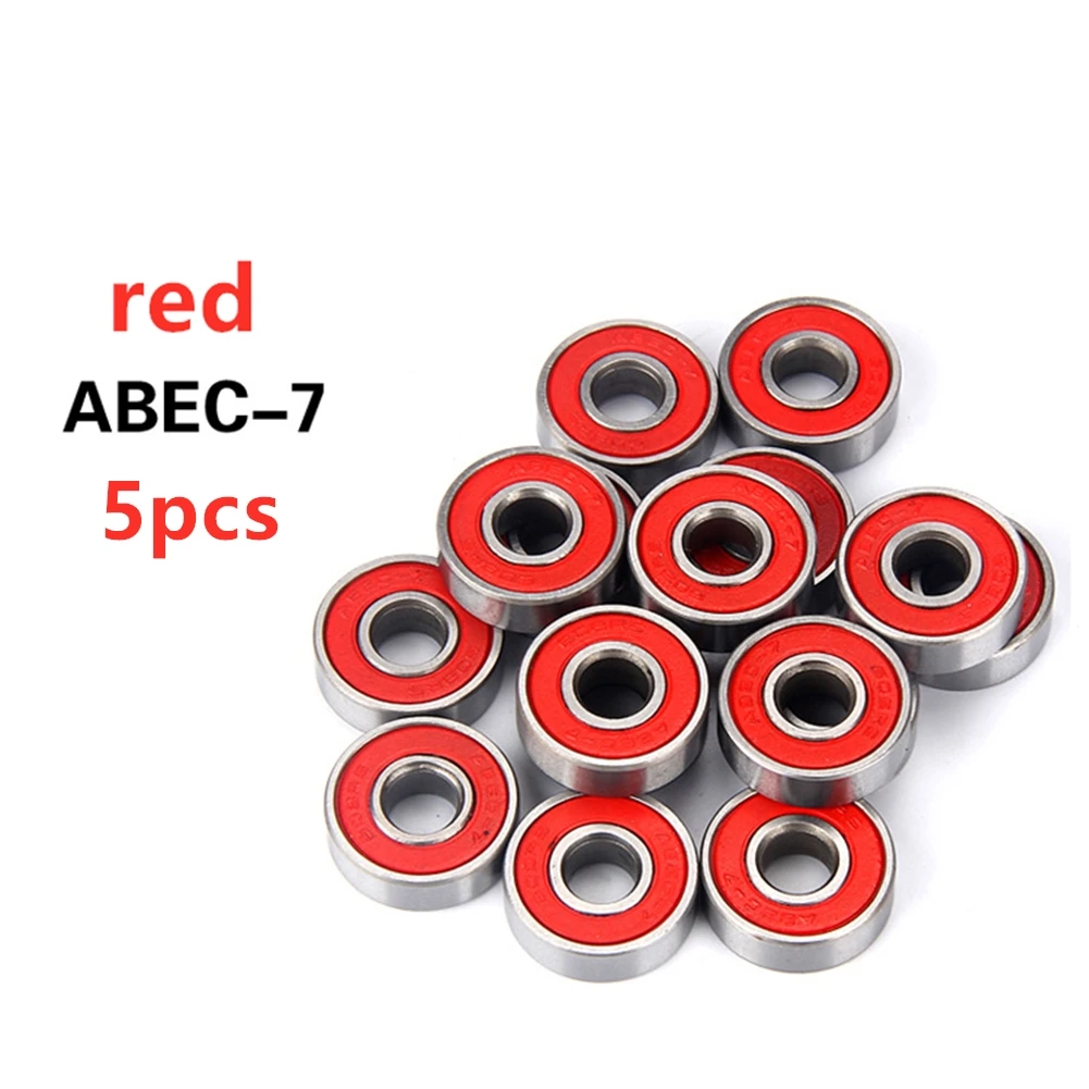 Praktische langlebige brandneue Skateboard Lager 8x22x7mm Ball Anti-Rost Klinge Teile Roller ABEC-7 / ABEC-9 608