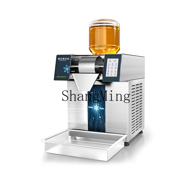 

ZYY mobile stall automatic small ice shaver smoothie cotton ice commercial