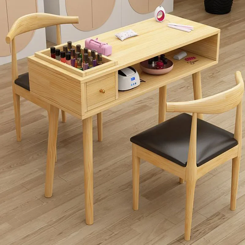 Luxury Manicure Nail Table Japanese Beautician Desk Chair Professional Vacuum Cleaner Lamp Manicurist Portable Tech Salon Nails