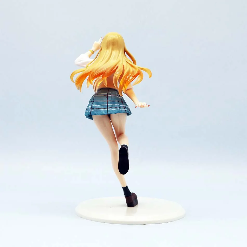 Figura de Anime Original My Dress Up Darling de 18cm, uniforme Coreful Kitagawa Marin, Parka, figura de acción, estatua de Pvc, modelo de juguete