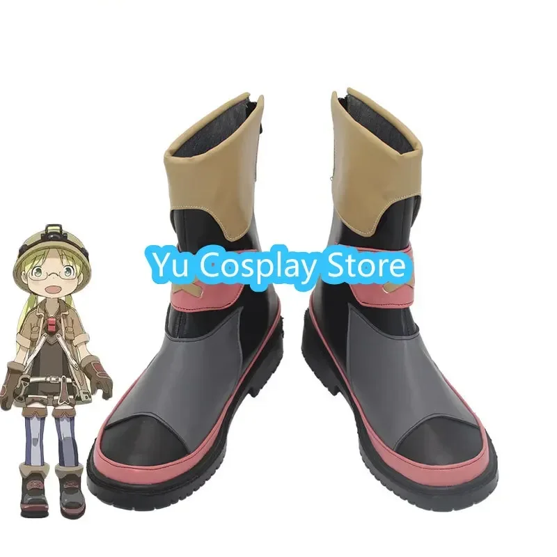 

Yu-Cosplay Аниме Made In Abyss Riko Обувь для косплея Обувь из искусственной кожи Сапоги на Хэллоуин Реквизит для косплея на заказ