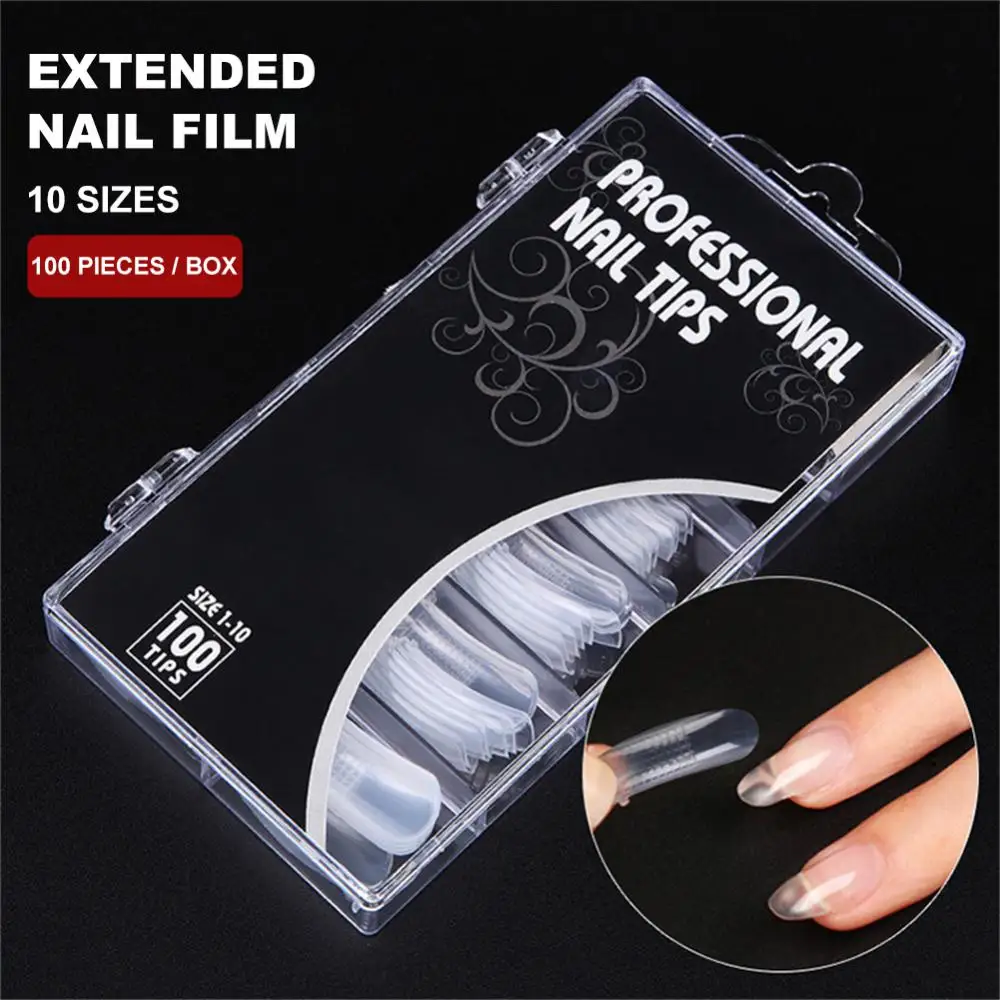 Dual Forms Tips Quick Building Gel Mold Nail System Full Cover Tips Nail Extension Forms Top Molds For Build Form