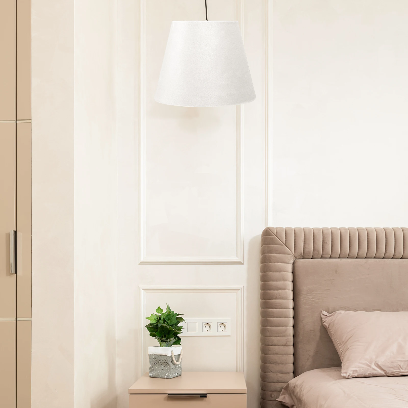 Аксессуары для абажура Lampenschirm, чехол для офисного стола, декор Schreibtischlampe, винтажный Dunkelblau, синий абажур