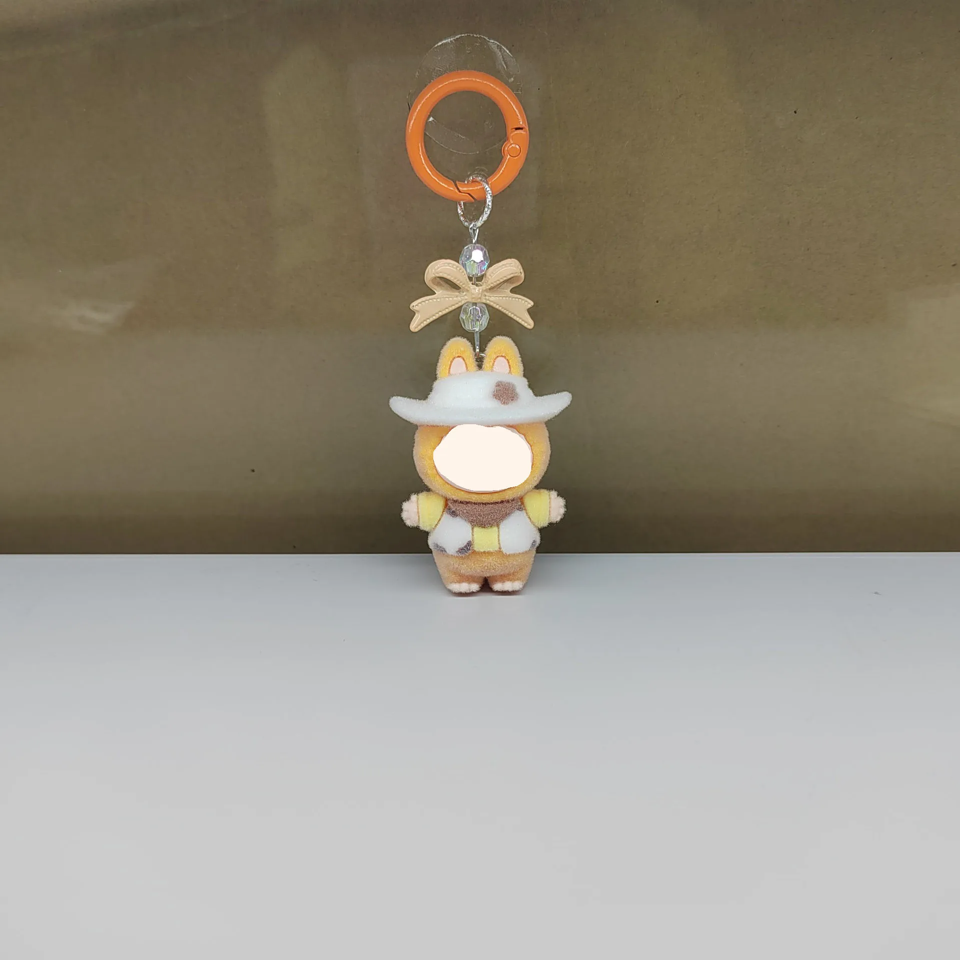 1PCSNew سلسلة المفاتيح الصغيرة الكرتون الإبداعية ثلاثية الأبعاد دمية الطلاب المدرسية قلادة سيارة مفتاح سلسلة النساء الرجال يعرض 2025 #1