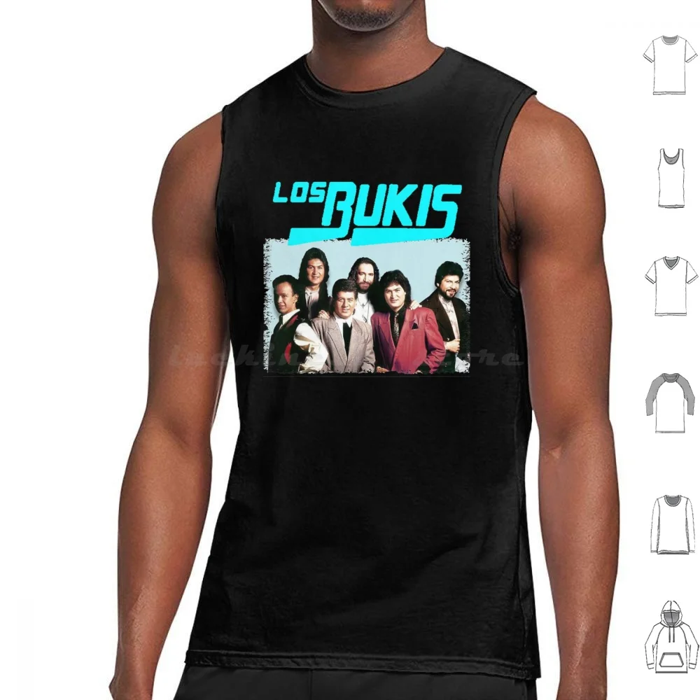 Los Bukis Vintage Logo Tank Tops Print Cotton Los Bukis Bukis Bukis 90s Y Ahora Te Vas José Guadarrama Bukis Band Roberto