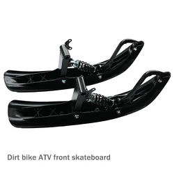 Motocykl ATV łyżwy Snowboard UTV Skiboards zimowe snowdge plastikowe uniwersalne do Pit motor terenowy akcesoria do jazdy na nartach