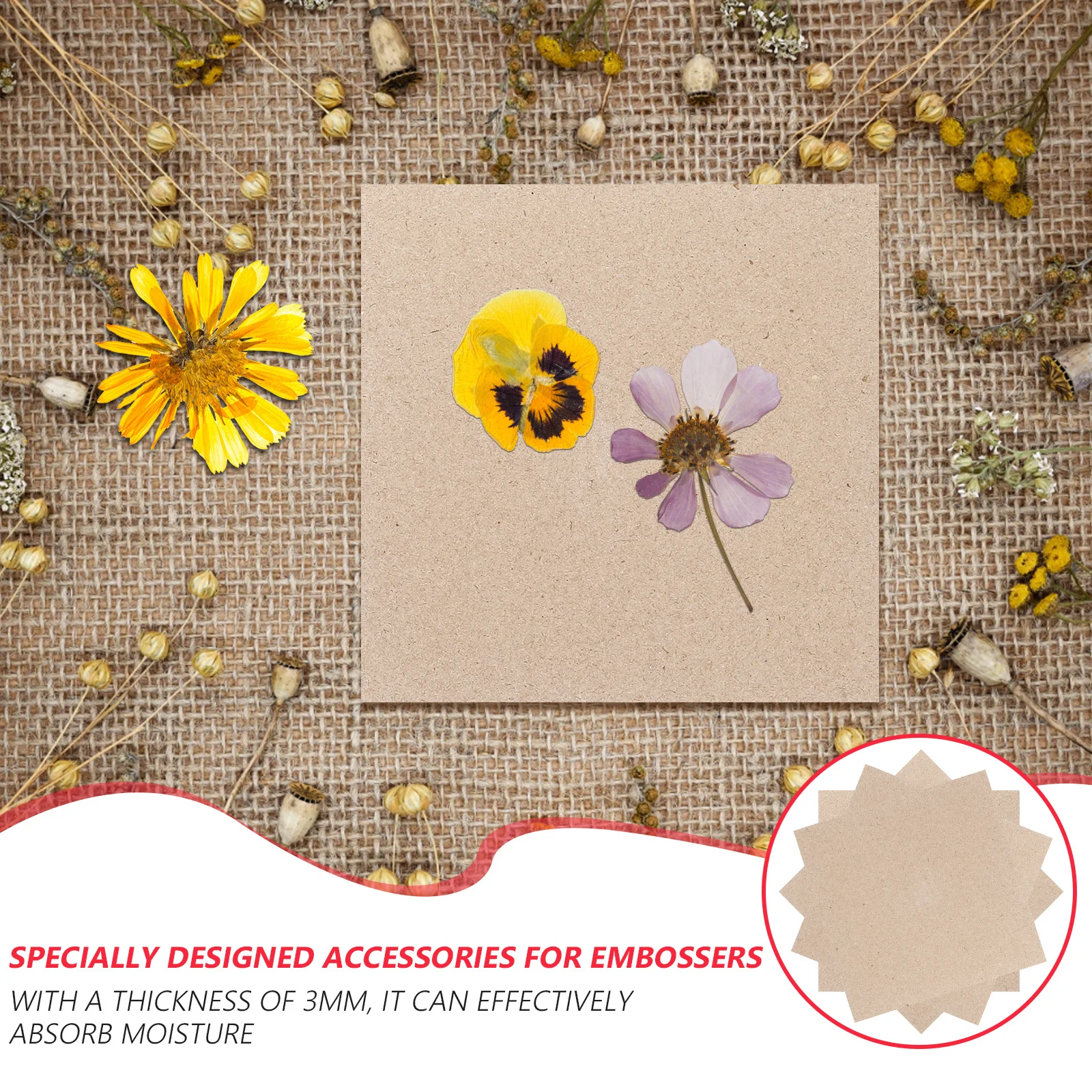 

4pcs Flower Press Kit Drying Board For Diy Pressed Flower Art Plant Leaf Press Tool Household Specimen Preservation Set