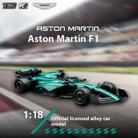 New Hot Tsc Speed Card 1-18 Aston Martin F1 Racing Alloy Car Model Simulation Collection Ornament Model Gift Male