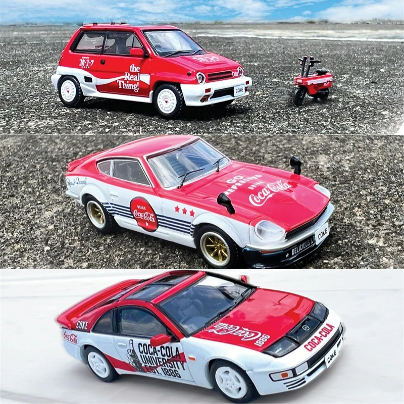 INNO 1:64 CITY TURBO II /  FAIRLADY Z (S30) COCARED Livery Diecast Model Car