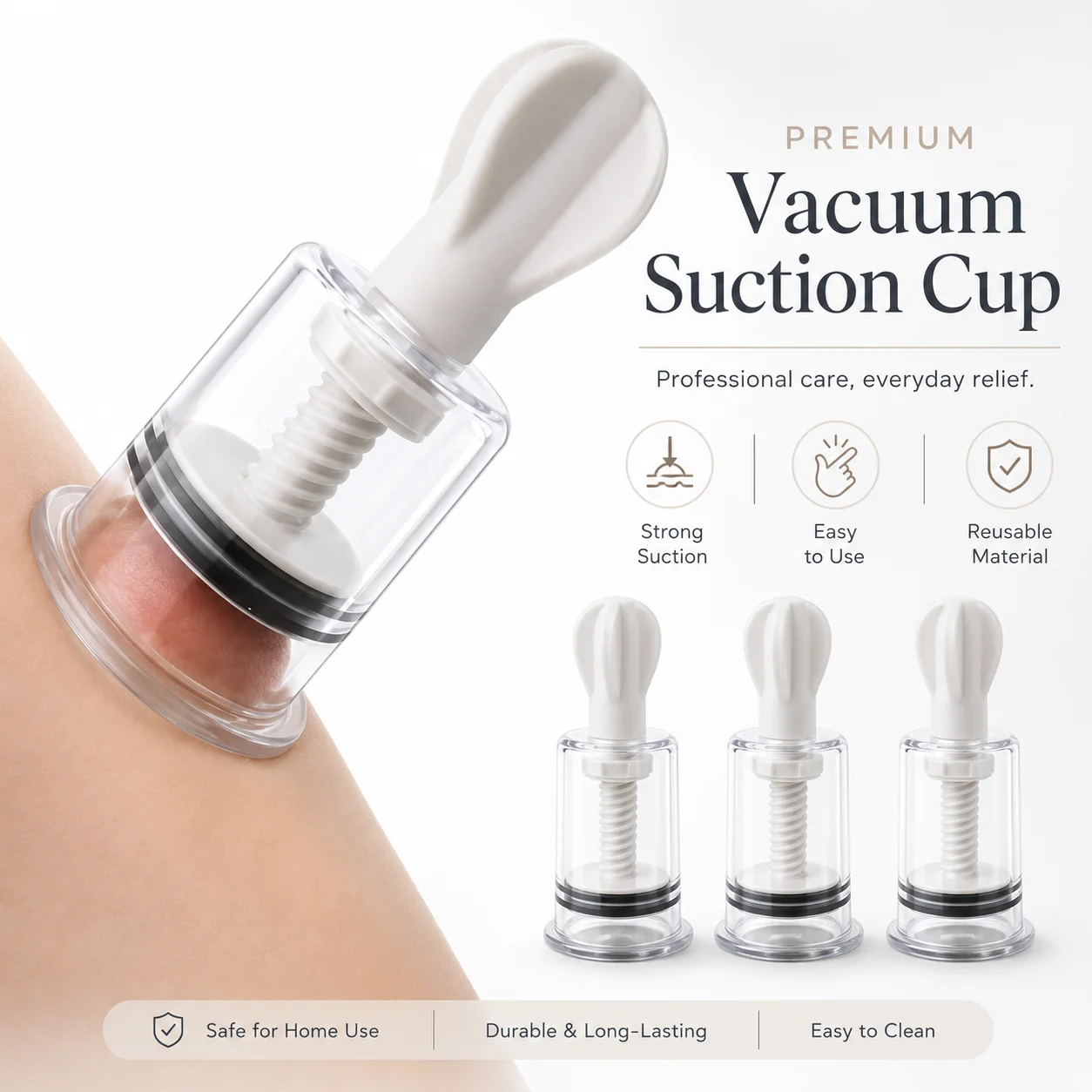Vacuum Suction Cupping Cup Nipple Enhancer Massage Vacuum Cans Plastic Enlarger Suction Enlarger Body Breast Massager Cups