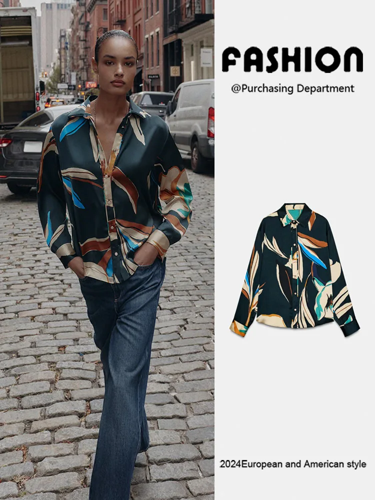 

Новая зимняя коллекция 2025: Женская повседневная универсальная длинная юбка с отложным воротником, принтом и драпировкой, в этническом стиле, для выступлений