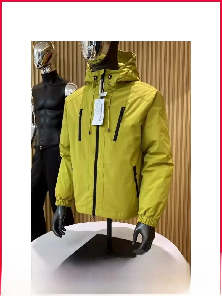 Outdoor Dames Donsjack Winddicht Waterdicht Warm Du Down Klimkleding Jas Rits Ontwerp Polyestervezelvulling