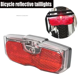 LED Mountain Bike Luggage Rack Light Waterproof Bicycle Rear Seat Reflective Taillight Night Ridding Safety Warning Reflector