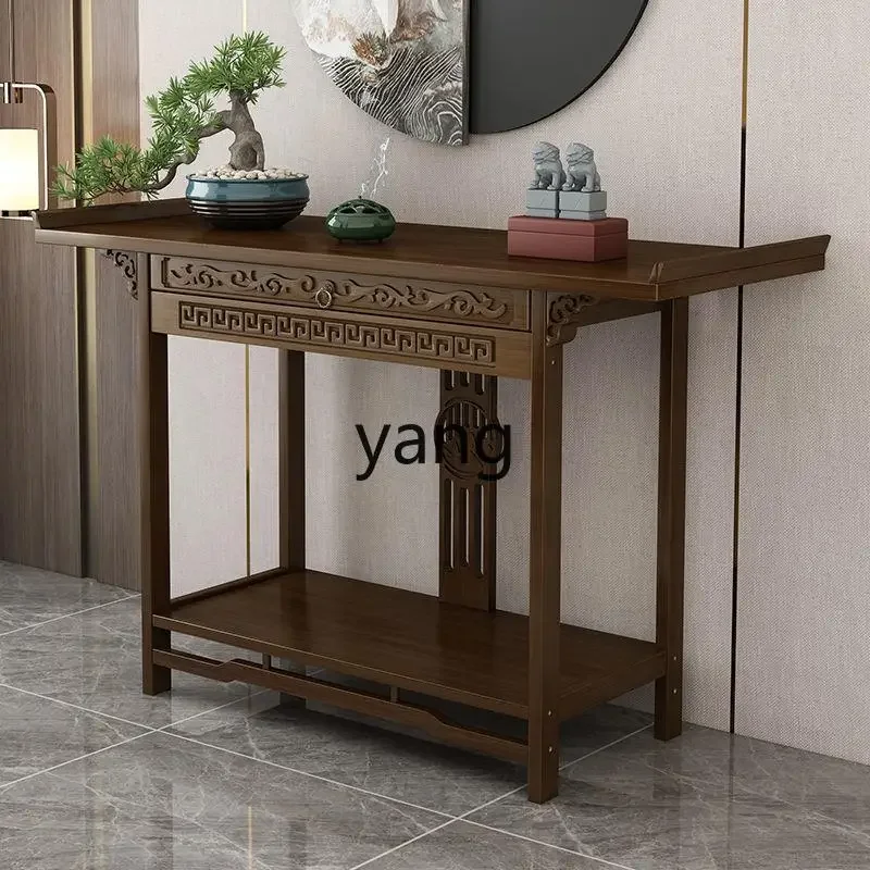 LTT Home Living Room Modern Foyer Doorway Guanyin for New Chinese Console Tables