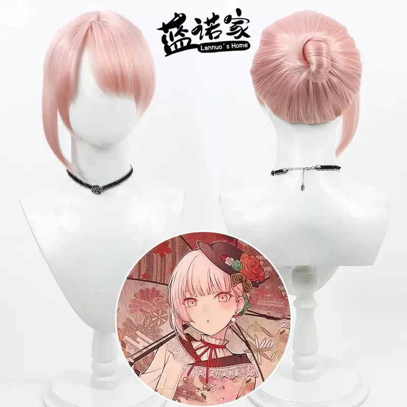 

Anime Akiyama Mizuki Cos Cosplay Wig Halloween Carnival Party Props Synthetic Hair Heat Resistant Fiber + Wig Cap