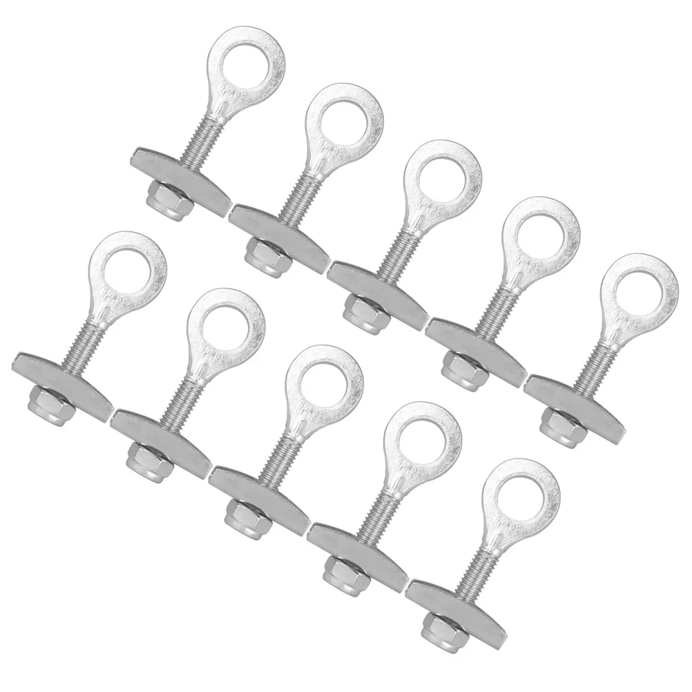 10 Pcs Dead Speed Bicycle Chain Buckle Folding Accessories Tensioner Adjuster Zipper (10pcs) Bike Tool Galvanized Parts