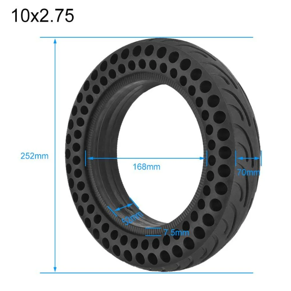 For Kugoo Self-balancing Scooter 10 Inch 10*2.75-52 For Honeycomb Solid Tires Proof For Honeycomb Wheel Replacement Part