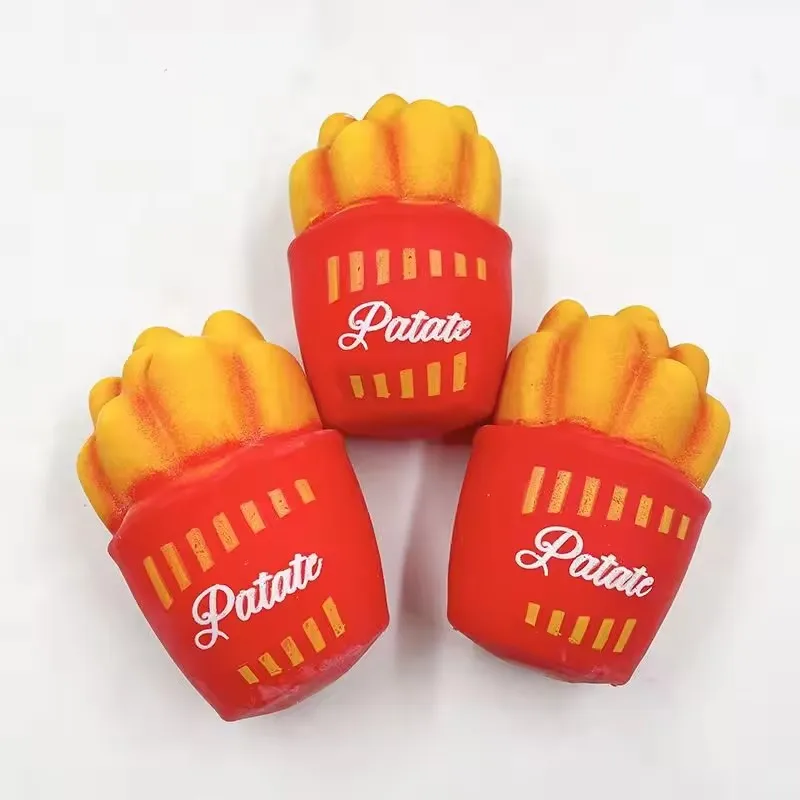 TPR Stressabbau-Spielzeug zur Entspannung, zum Drücken, Simulations-Design mit Cola, Pommes Frites und Hamburgern, langsam zurückfedernd, Geburtstagsgeschenk – Detail 10