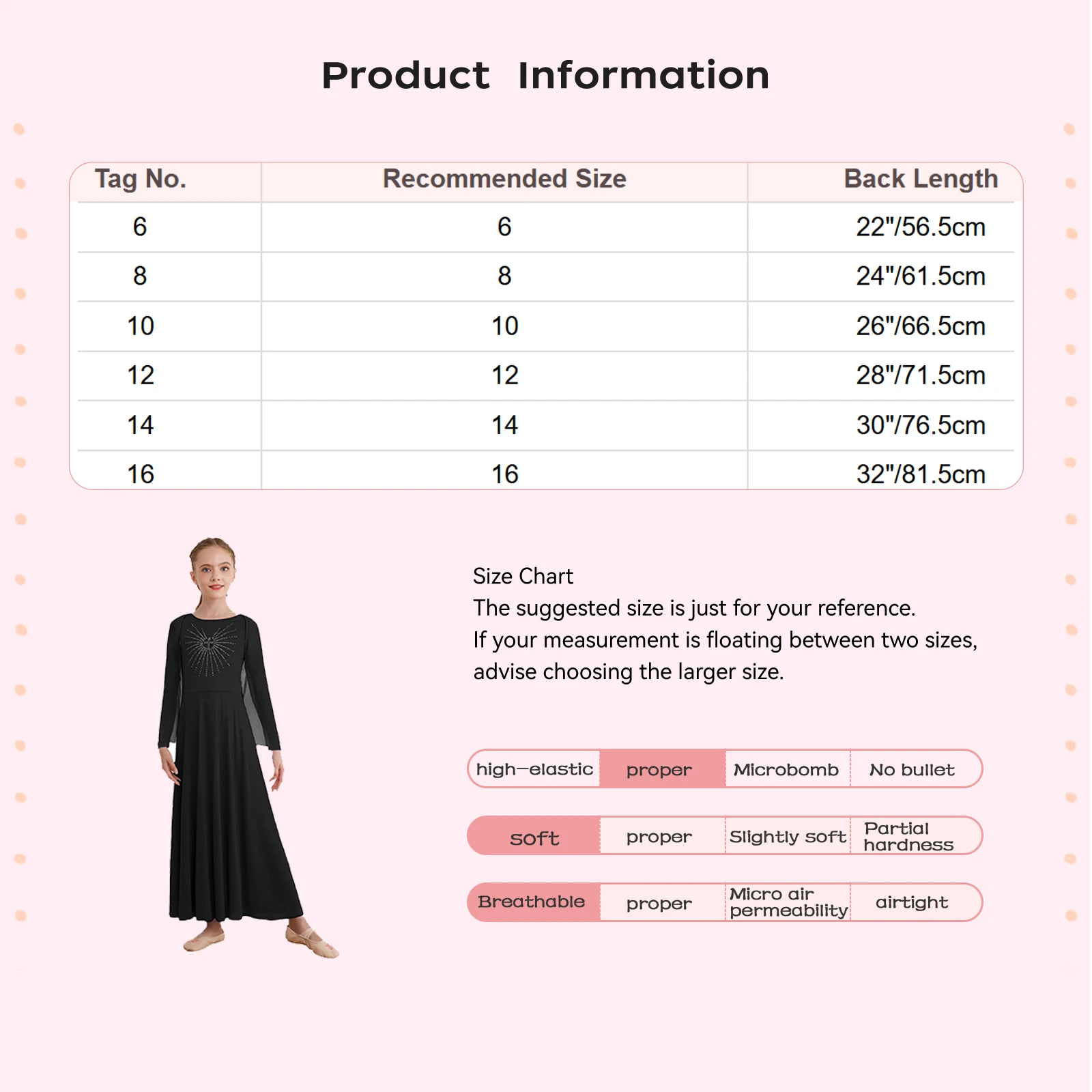 Robe longue lyrique à manches longues pour enfants filles, culte liturgique, avec aile d'ange, ensemble de haussement d'épaules pour spectacle sur scène, fête de danse