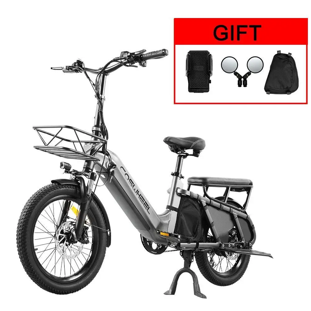 

Электрический велосипед с высоким крутящим моментом 60 Нм | Аккумулятор 20 Ач, максимальная скорость, 45 км/ч, взрывозащищенные толстые шины дальнего действия, регулируемое сиденье для всех гонщиков