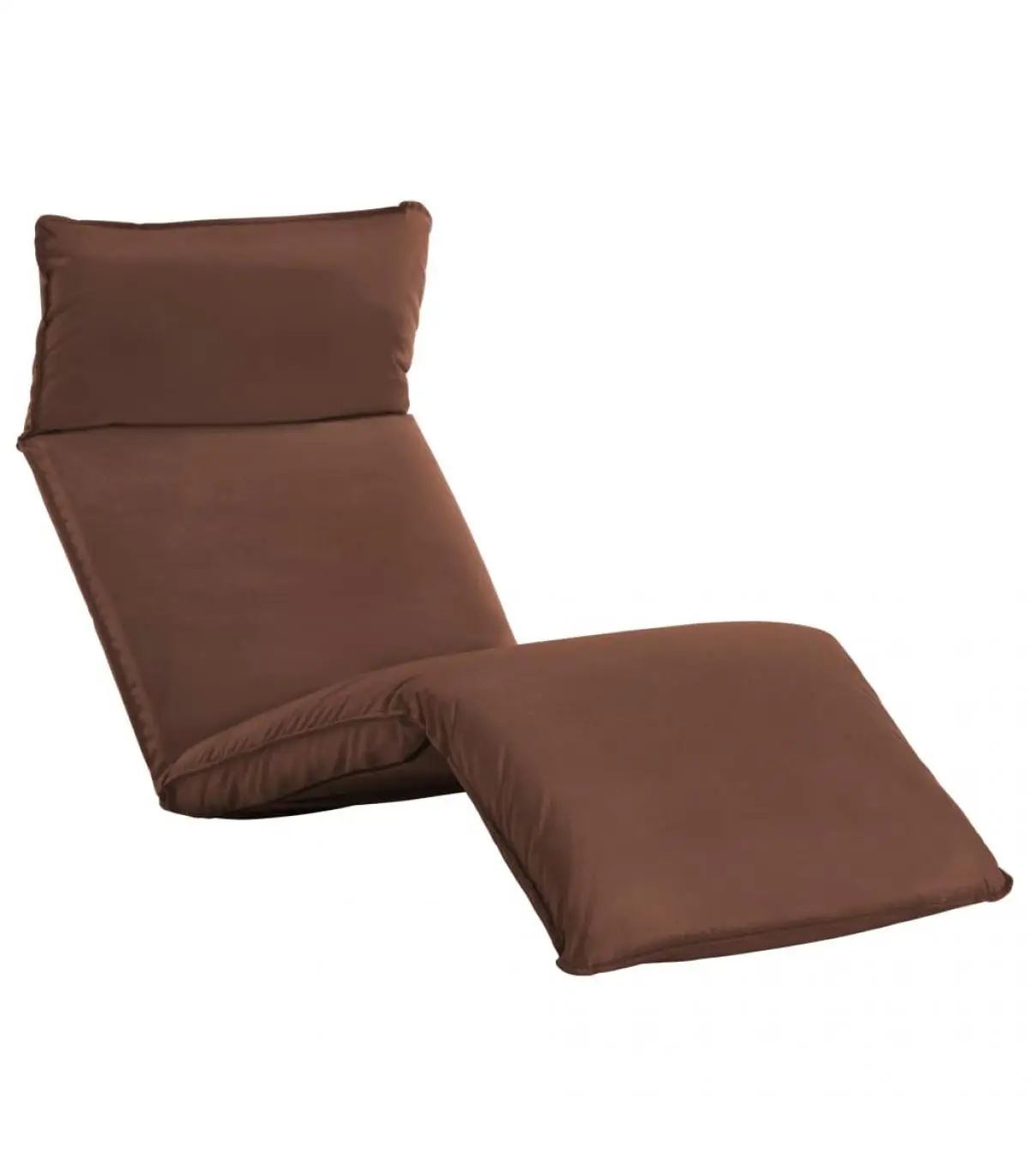 Brown Oxford fabric folding loungers