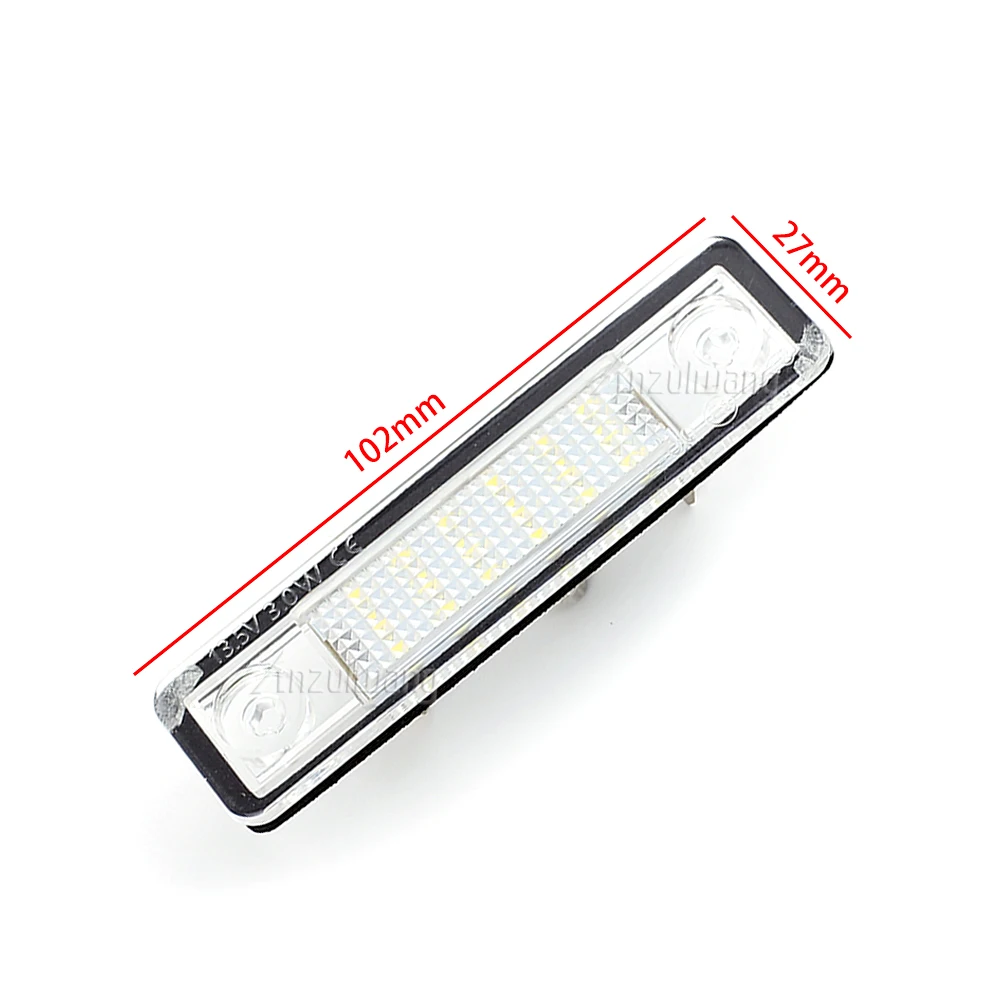 2Pcs LED No Error Car License Plate Light Number Auto Warning Lamp for Opel Corsa Vectra B Astra F G Omega A B Zafira A Signum