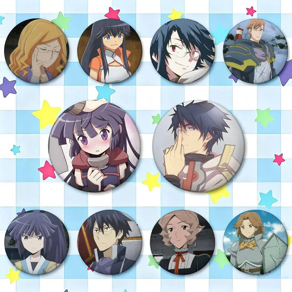 1pc Log Horizon Cartoon Style Badge Brooches On Backpack Decoration Round Enamel Pins For Accessorys