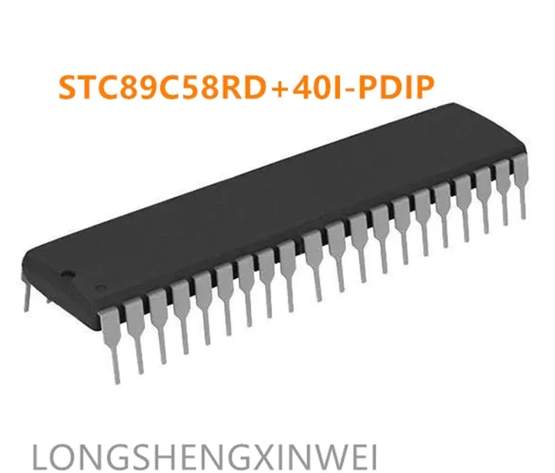 1PCS STC89C58RD+40I-PDIP40 New Original STC89C58RD+PDIP40 Single Chip Microprocessor Chip