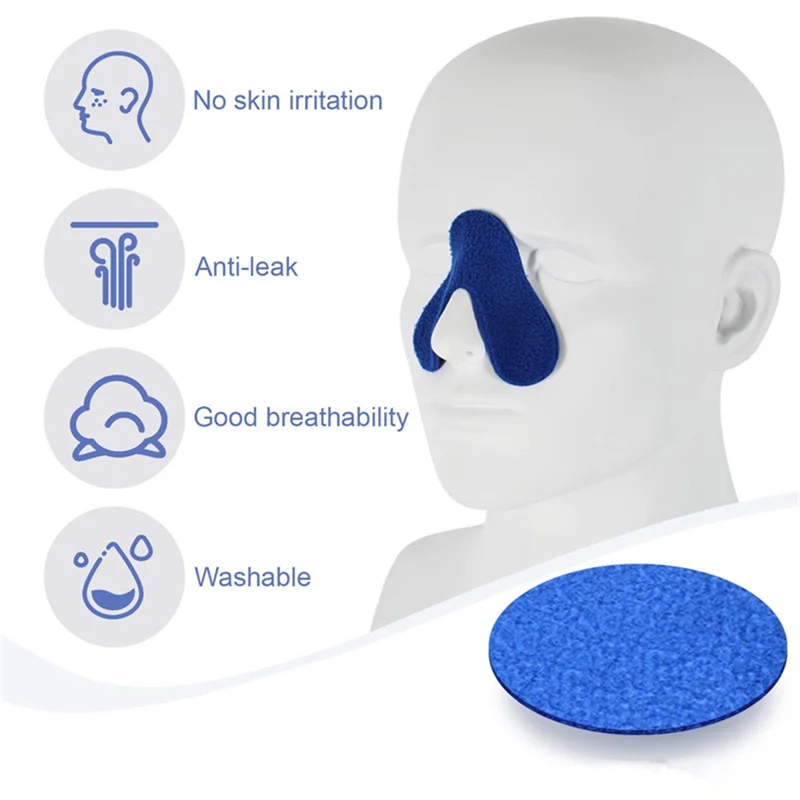 PORK-CPAP Носоупоры, антиотступательные амортизирующие носовые пластыри для маски CPAP, подушечки для носа, апноэ во сне, маска, подушечки для носа, анти-давление Pa