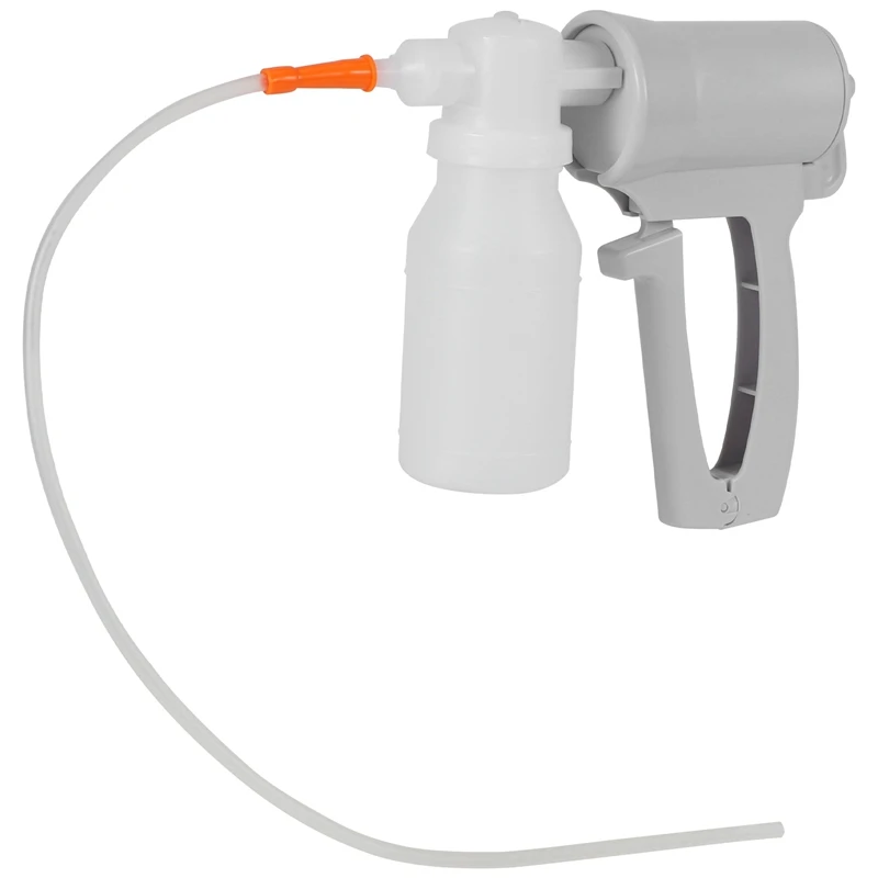 Aspirador portátil à mão do escarro para a obstrução, idoso manual home, catarro livre para o tubo do oxigênio, expectoração