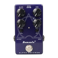 NEW Demonfx Alpha Omicron Bass Effect Distortion Pedal