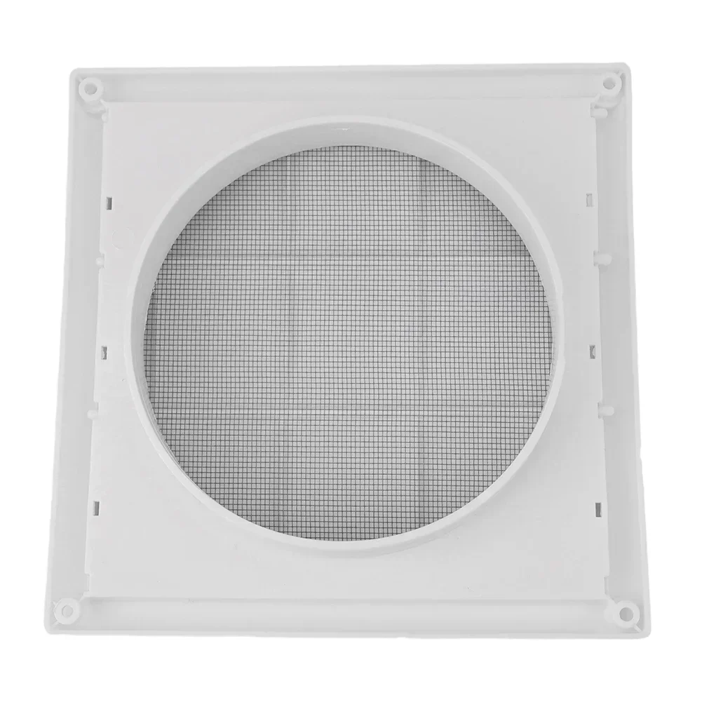 

Fresh Air System 4 Inches White Plastic Air Outlet Single-Layer Return Air Shutter Vents For Home Study Room Bathroom Office