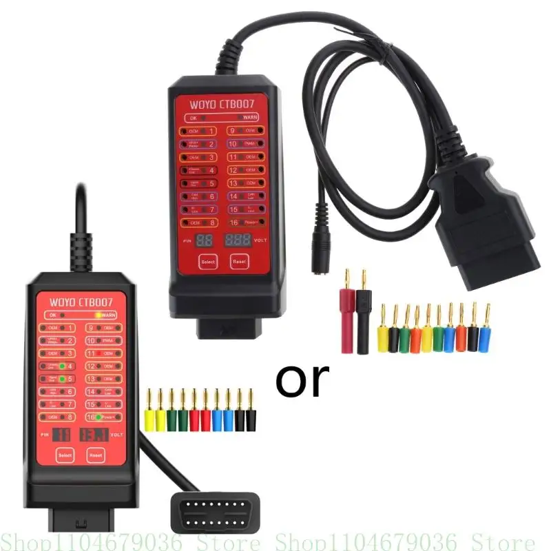 CAN Tester Pin Settings Diagnostic Tool OBD2 16Pin Break Out Box Communication Detection Auto Car ECU-Diagnosis Scanner