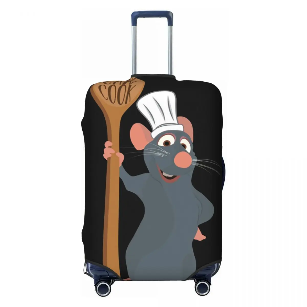 

Custom Great Chef Ratatouille Remy Luggage Cover Protector Cute Anyone Can Cook Travel Suitcase Covers for 18-32 Inch