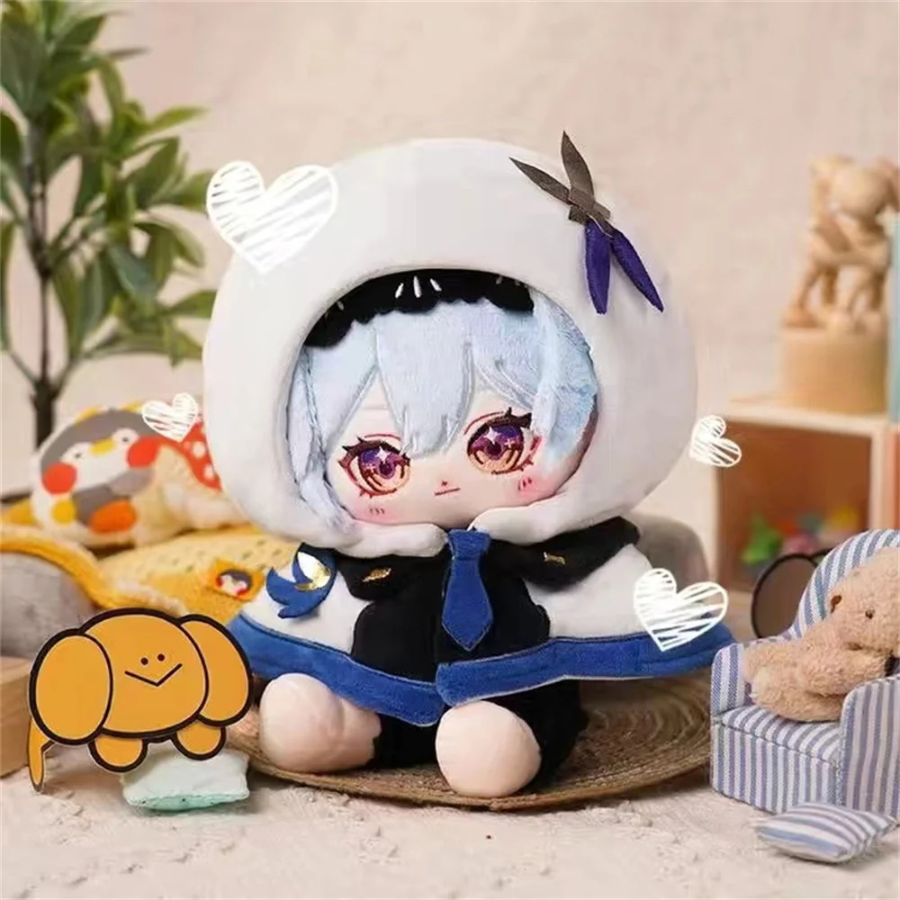 Plushie เกม Genshin Impact Beidou Pantalone Kunikzushi Venti Hu Tao 20 ซม.ตุ๊กตาของเล่น Body เสื้อผ้าคอสเพลย์ Original ของขวัญ