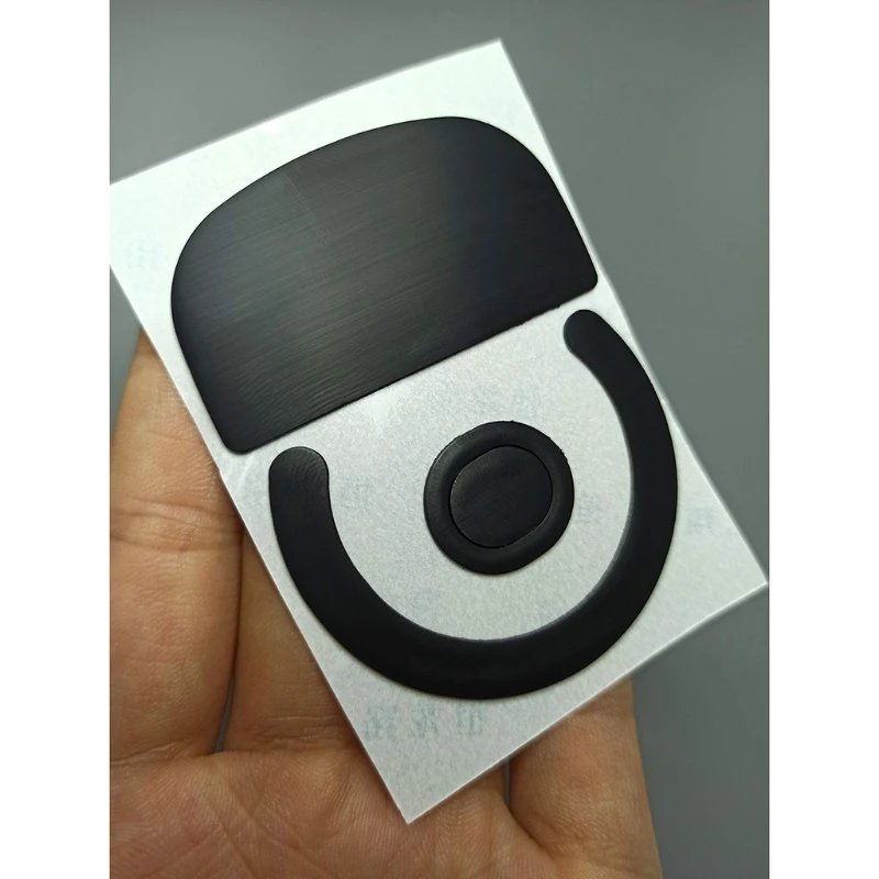 1Set Mouse Skates Feet Pads Mouse Feet Sticker for G Superlight Mouse Black Rounded Curved Edges