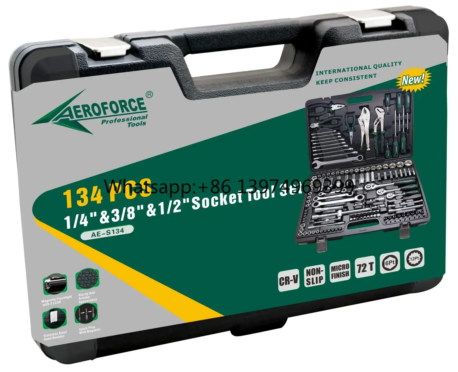 AE-S134 134Pcs 1/4