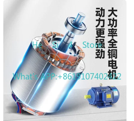 1PCS  Three-phase asynchronous motor Motor 380v all-copper 0.75KW1.1KW